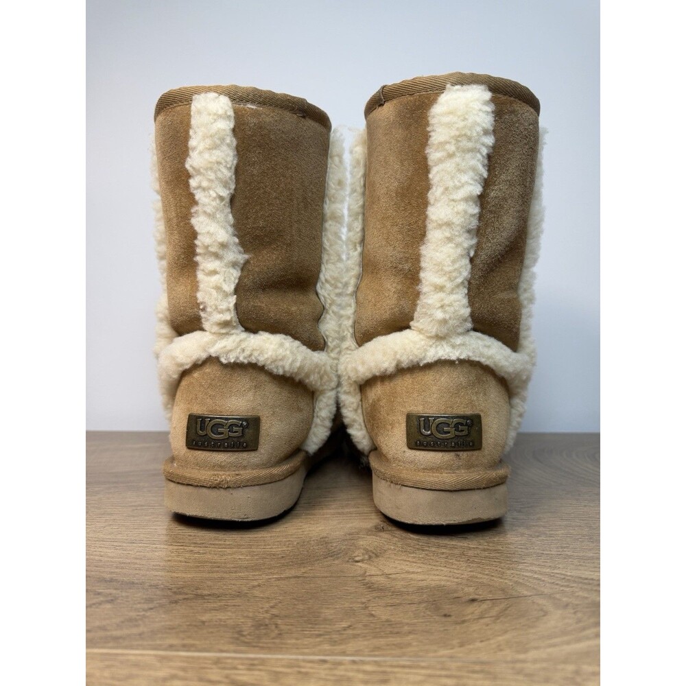 Ugg Australia Carter Chestnut Shearling Lined Boots 1005803 Women’s Sz 8